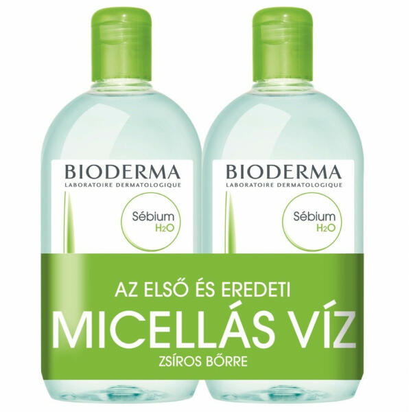 Sébium H2O arc és sminklemosó micellás víz duo csomag 2x500 ml