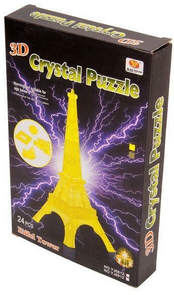 Eiffel torony világító kristály puzzle 24 db-os (95479)