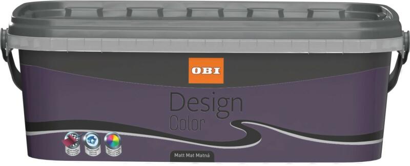 Vásárlás: OBI Design Color beltéri falfesték Ibolyakék matt 2, 5 l  (7504102050030502500) Diszperziós festék, beltéri falfesték árak  összehasonlítása, Design Color beltéri falfesték Ibolyakék matt 2 5 l  7504102050030502500 boltok