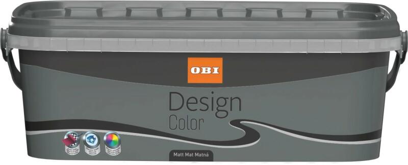 Vásárlás: OBI Design Color beltéri falfesték Grafit matt 1 l  (7504102050011501000) Diszperziós festék, beltéri falfesték árak  összehasonlítása, Design Color beltéri falfesték Grafit matt 1 l  7504102050011501000 boltok