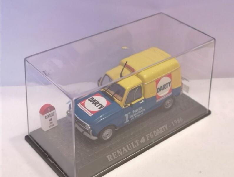 Modèle Réduit Renault 4L F6 Darty 1/43 - Marque Universal Hobbies, Année 1986 - Occasion Très Bon état