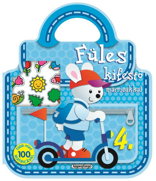 Füles kifestő matricákkal - 4. Roller (62396)