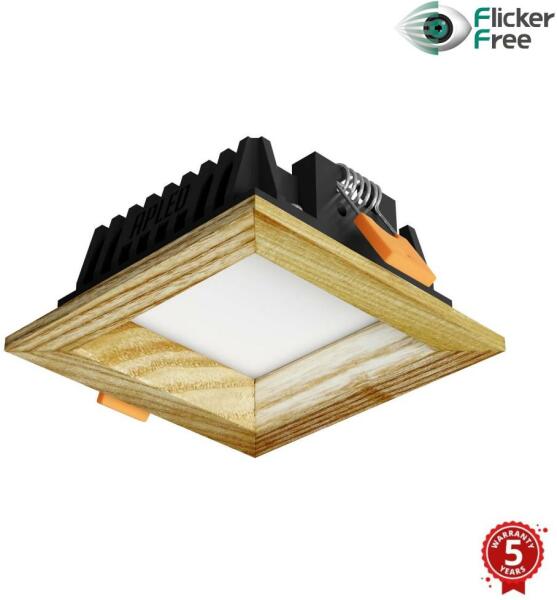APLED - LED Lámpa SQUARE WOODLINE LED/3W/230V 3000K 9x9 cm kőris tömör fa AP0208 (AP0208)