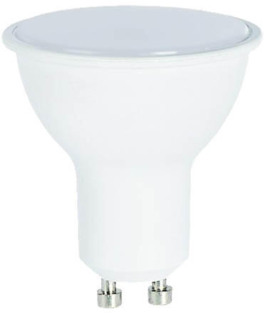 Led fényerő szabályozható spot égő, GU10 7W, 470 lumen, 2700K, meleg fehér, tejüveg. Life Light Led 3 év garancia! (LLGU10DAP7WK2700TEJ)