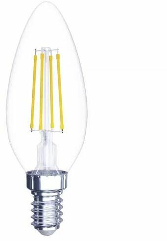 Led gyertya égő 6W, 806 lumen, 60W izzó helyett, E14, 4000 kelvin, közép fehér (LLGYFIL6WE14Z74204K4000)