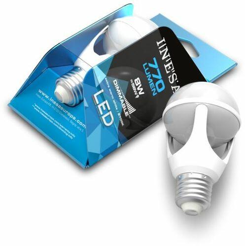 GLSO 8W, 80W izzó helyett. 770 Lumen, fényerőszabályozható is! E27, 2700 kelvin, meleg fehér fény (LLKD8W60390E27K2700)