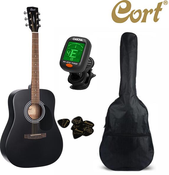 Vásárlás: Cort AD-810-BK akusztikus gitár szett Akusztikus gitár árak  összehasonlítása, AD 810 BK akusztikus gitár szett boltok
