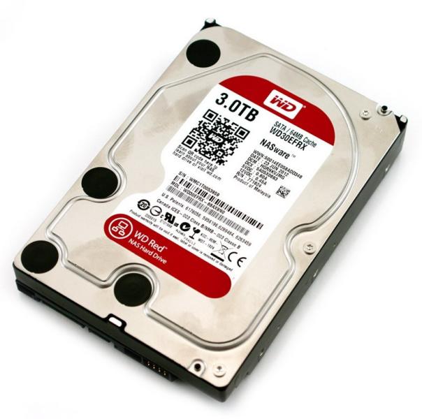 Western Digital WD Red 3.5 3TB 5400rpm 64MB SATA3 (WD30EFRX) (Hard