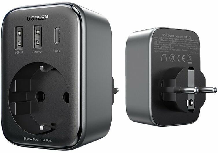 1 Plug + 3 USB (90613)