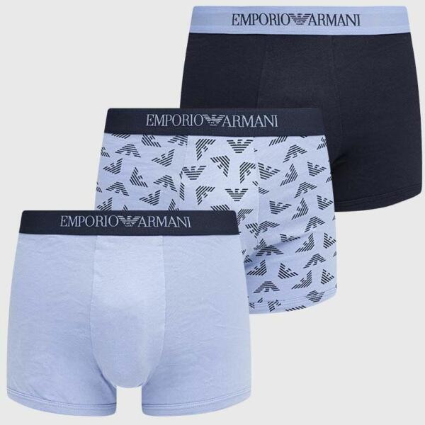 Vásárlás: Emporio Armani Underwear pamut boxeralsó 3 db - kék XL Férfi alsó  árak összehasonlítása, pamut boxeralsó 3 db kék XL boltok