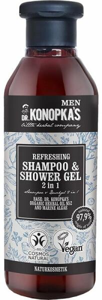 MEN frissítő 2 az 1-ben sampon és tusfürdő gél 280 ml