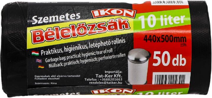 Szemeteszsák 44x50 50db/roll 10 Literes