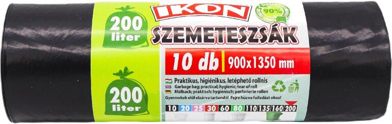 Szemeteszsák 90x135 10 db/roll 200 Literes