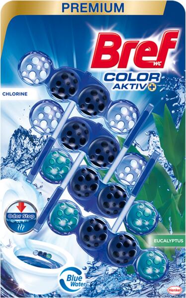 Color Aktiv Chlorine/Eucalyptus WC frissítő 4 x 50 g (200 g)