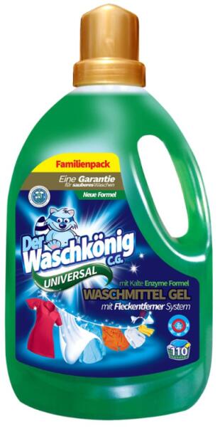 . mosógél 3, 305l Universal 110 mosás