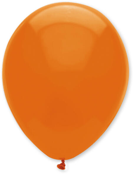 Lufi, latex, d30 50 db, narancs (G-107)