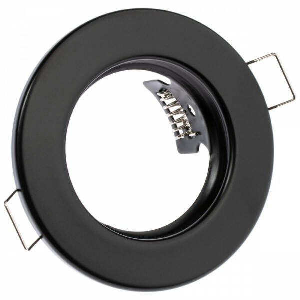 HALOGEN lámpatest süllyesztett, rögzített kerek ARDALI fekete lap MR16 GU10 (LEDOPRMIA312)
