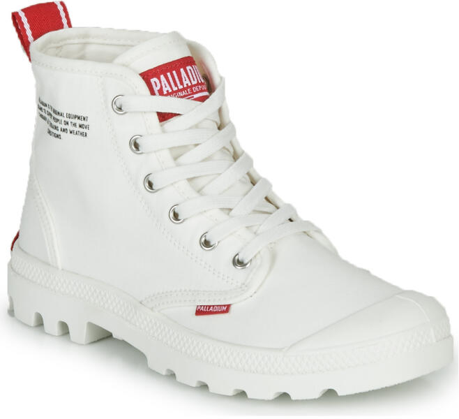 Palladium Pantofi sport stil gheata Femei PAMPA HI DU C Palladium Alb 41  (Încălţăminte sport) - Preturi