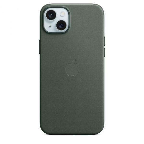 iPhone 15 Plus FineWoven MagSafe cover evergreen (MT4F3ZM/A)