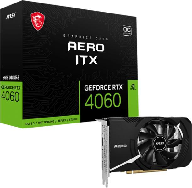 GeForce RTX 4060 AERO ITX OC 8GB GDDR6 128bit (V812-012R)