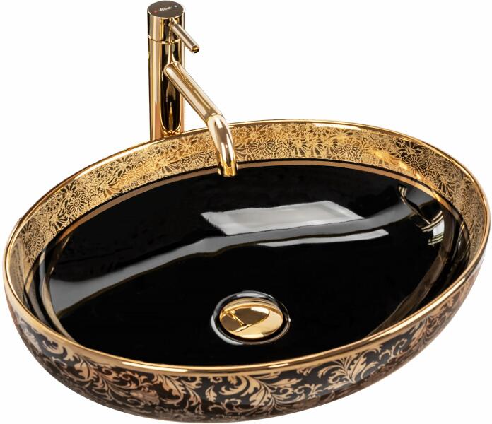 Margot 52x40 cm black/gold (REA-U8978)