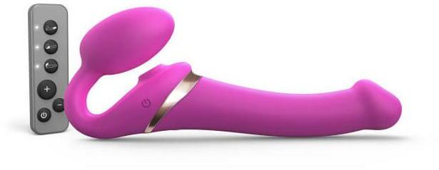M - felcsatolható, léghullámos vibrátor - közepes (pink)