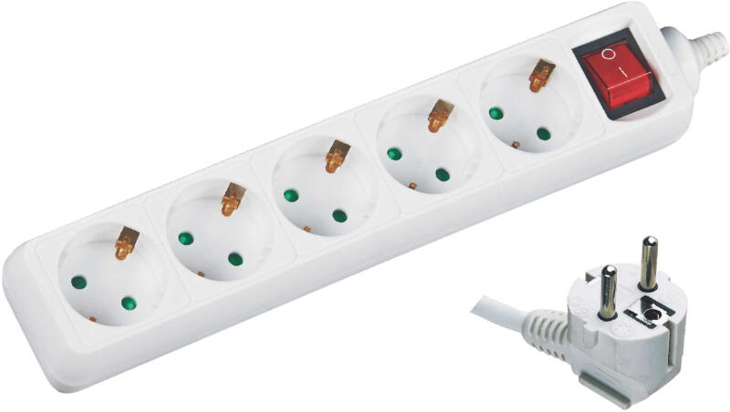 5 Plug 5 m Switch (EXTS-5S5M-SW-WL)