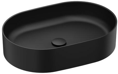 Ceramic 550 Slim O 55x37 cm matt black (XJX0D155000)