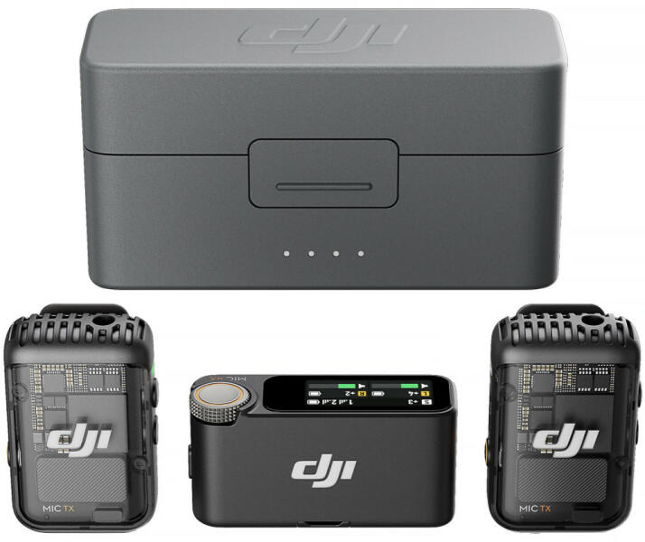 Mic 2 (2 TX + 1 RX + Charging Case)