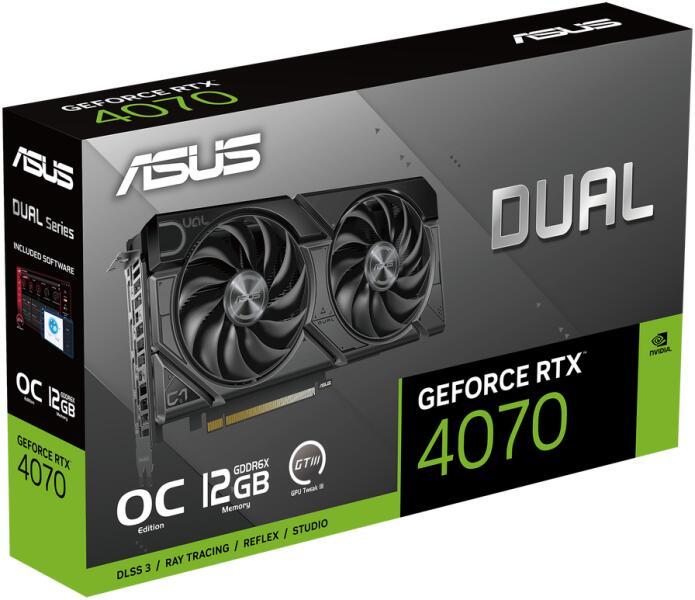 ASUS GeForce RTX 4070 Dual EVO OC 12GB GDDR6X 192bit (DUAL-RTX4070