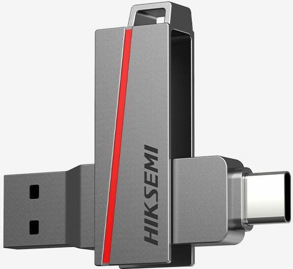 HIKSEMI Dual Slim 128GB USB 3.2 Gen2 (HS-USB-E307C(STD)/128G/U3/NEWSEMI/WW)