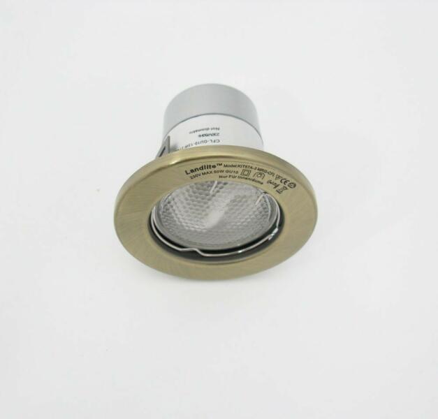 Energiatakarékos, GU10, 3x13W, Ø79mm, fix, antik bronz, spot lámpa szett (KIT-57A-3)
