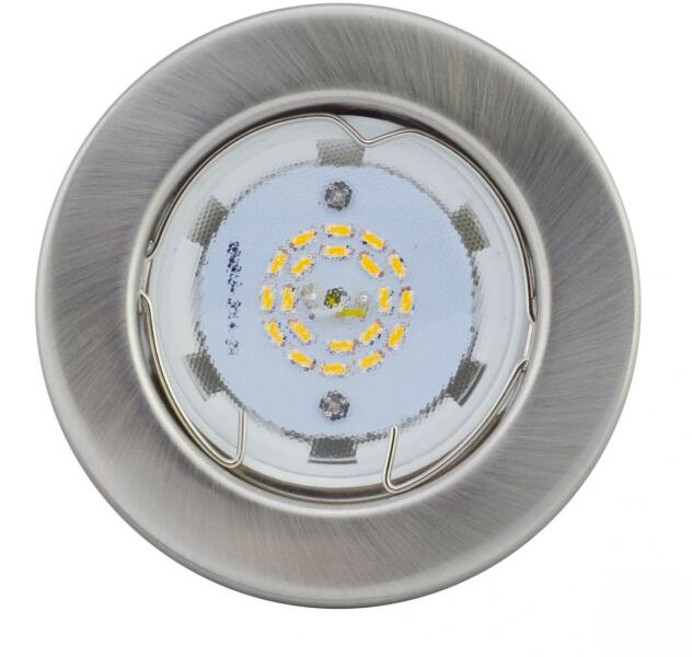 LED, GU10, 3x3W, Ø80mm, fix, matt króm, spot lámpa szett (KIT-57A-3)