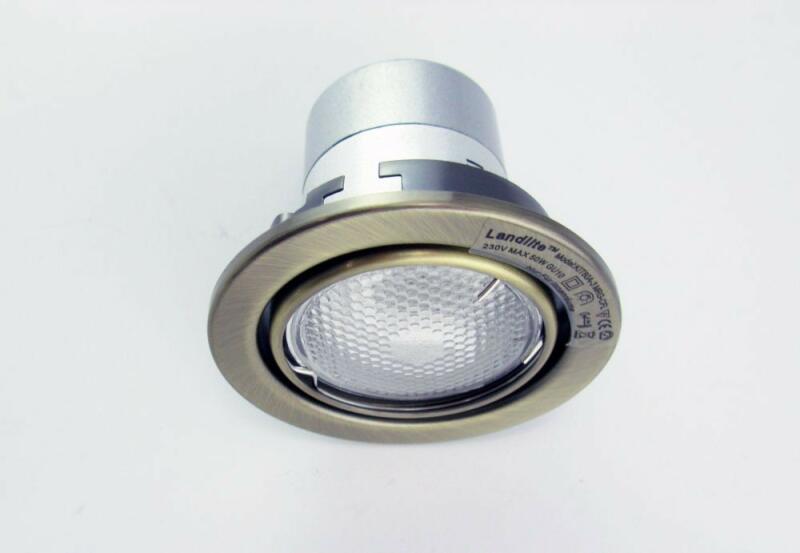 Energiatakarékos, GU10, 3x13W, Ø79mm, billenő, antik bronz, spot lámpa szett (KIT-60A-3)