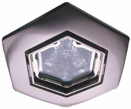 Halogén, GU10, 3x50W, Ø93mm, HEX (hatszögű), billenő, króm, spot lámpa szett (KIT-82-3)