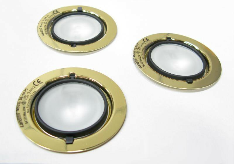 Halogén, G4, 3x20W, Ø70mm, fix, arany, spot lámpa szett (KIT-501-3 (KIT-06-3))