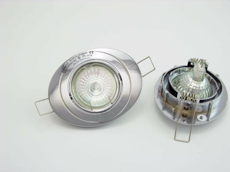 Halogén, GU5.3 (MR16), 3x20W, Ø102mm, billenő, króm, spot lámpa szett (KIT-54-3X20W)