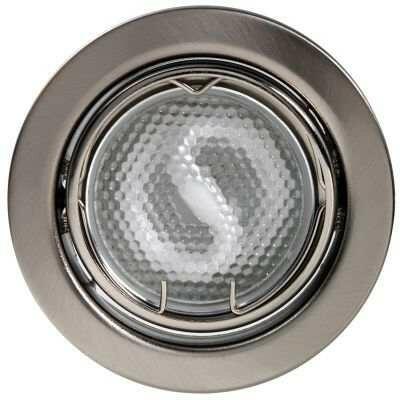 Energiatakarékos, GU10, 3x7W, Ø79mm, billenő, matt króm, spot lámpa szett (KIT-60-3)