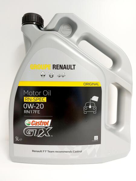 Castrol GTX RN17 FE 0W-20 5 l (Ulei motor) - Preturi