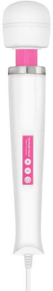 Erős masszírozó vibrátor (fehér-pink) (8718627529867)