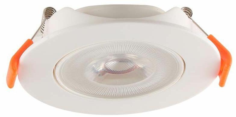 PRO billenthető, süllyeszthető 7W LED spot panel kerek, hideg fehér - SKU 23184 (23184)