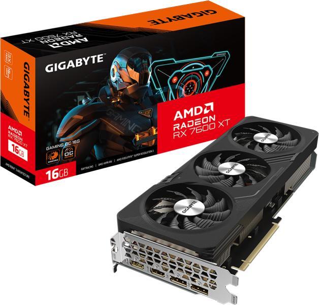 Radeon RX 7600 XT Gaming OC 16GB GDDR6 (GV-R76XTGAMING OC-16GD)