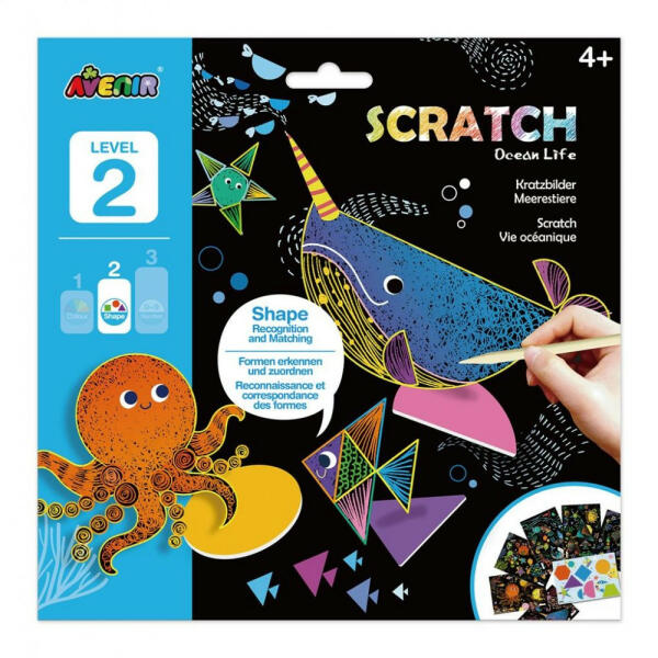 Óceán karckép készítő formakereső játék (CH211792)