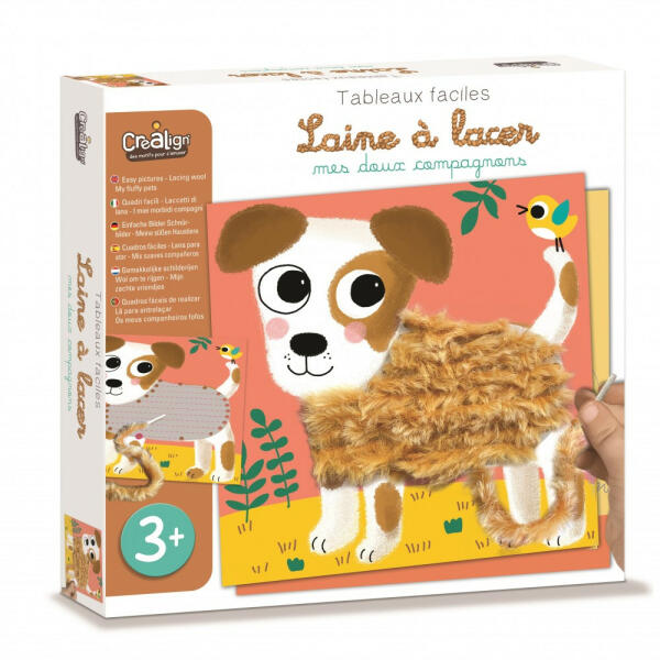 Puha képek fűzős kreatív játék - Háziállatok (CL200)