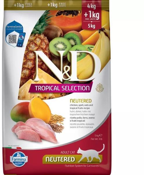 Tropical Selection Adult Neutered chicken 5 kg