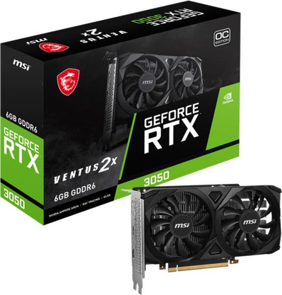 Geforce RTX 3050 VENTUS 2X OC 6GB GDDR6 96bit (V812-015R)