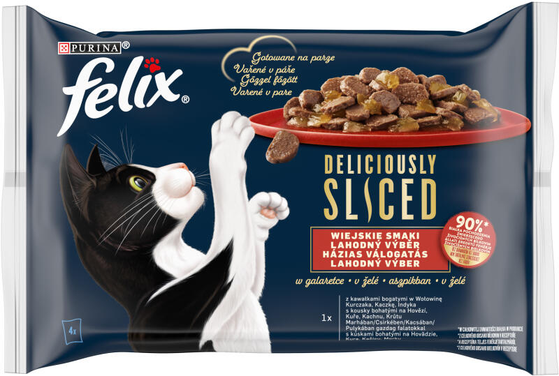 Deliciously Sliced Farm in jelly 4x80 g