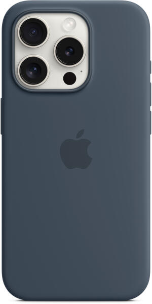 iPhone 15 Pro MagSafe Silicone cover storm blue (MT1D3ZM/A)
