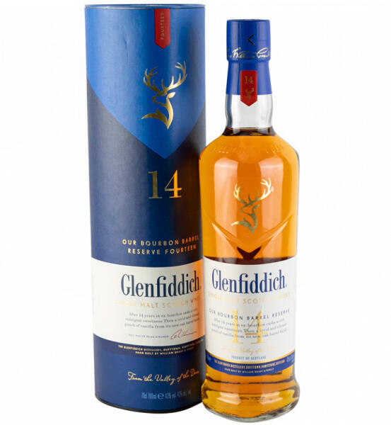 Glenfiddich 14 Years Bourbon Barrel Reserve 0,7 l 43% (Whisky