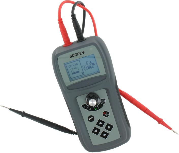 Autóipari multimeter-teszter 0-50 V DC - Scope+ Tester - Hubitools (HU31025)